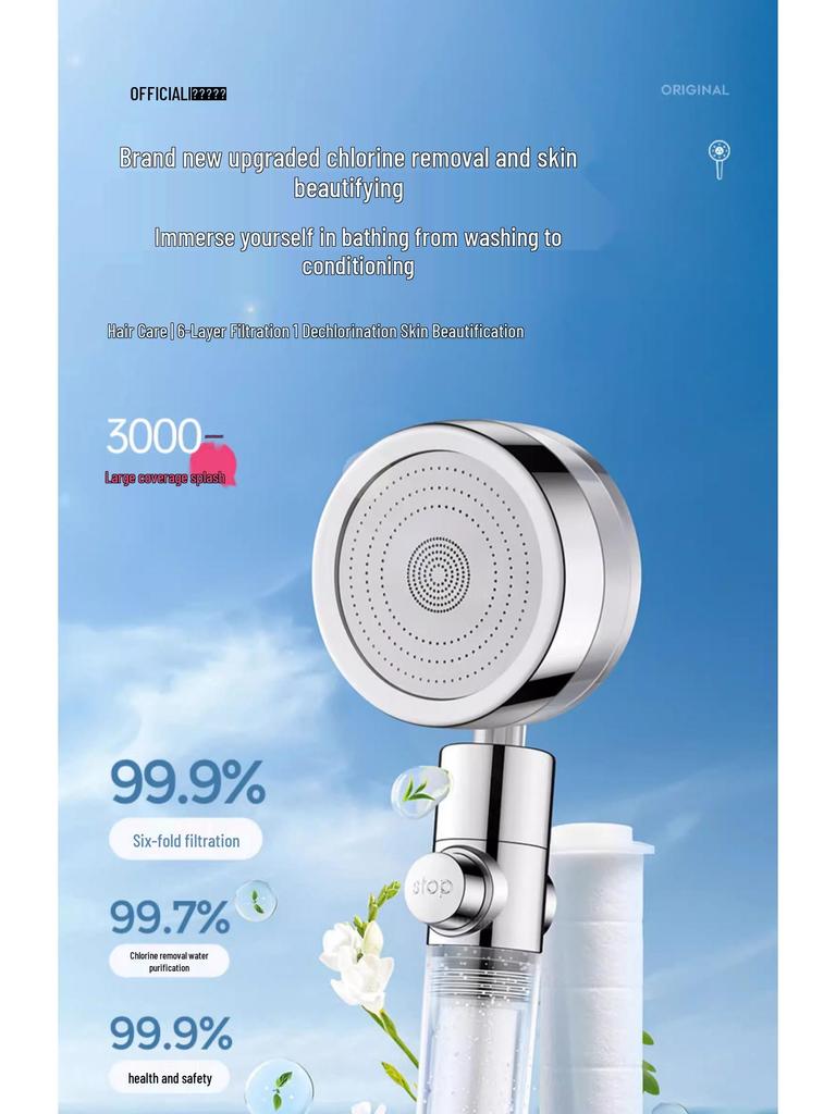 Portable Shower Head with Filter for Travel and Tourism In Thailand