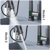 Gunmetal Multifunctional Pull-Out Basin Faucet for Bathroom