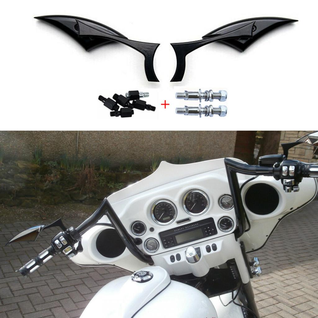 1pár 8MM 10MM motocyklová čepel zpětných zrcátek Cruiser pro sportovní motocykl Harley Davidson Street Glide Street