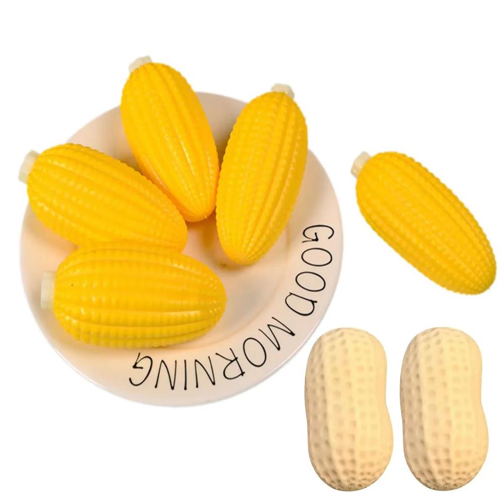 Favorite Toy Corn Stress Ball Crunchy Squeeze Ball Squishy Toy Buttery-Soft Feel Fidget Toy Asmr Sensory Anti Stress Toys For Kids Adults