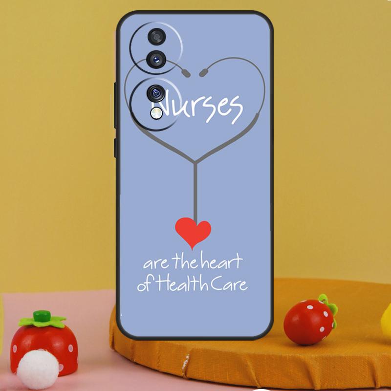 

Nurse Medical Medicine Health Heart Case For Honor 200 Pro X9c X9a X8a X7a X6a X7 X8 X9 X8b X9b 50 70 90 Magic 5 6 Lite Cover Honor Magic5 Lite