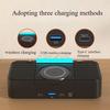 Wireless Charging Bluetooth Speaker Atmosphere Night Light Electric Dual Speaker Loud Alarm Clock