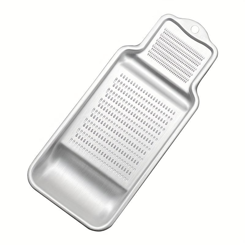 

1pc Leak Proof Aluminum Garlic , Ginger Grinder , Manual Kitchen Tool for Effortless Crushing and Mixing, Durable Metal Design for Home Cooking Aluminum Alloy Material - Anti-leak Ginger Grinder