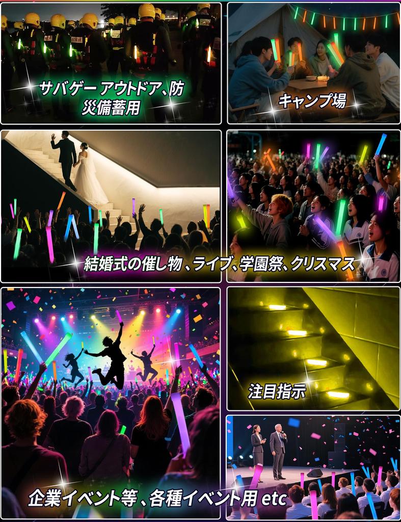 APALUX Chemical Light Pen Light Set 30 Multicolor Glow Time 14-24 Hours Event Festival Wedding Fireworks