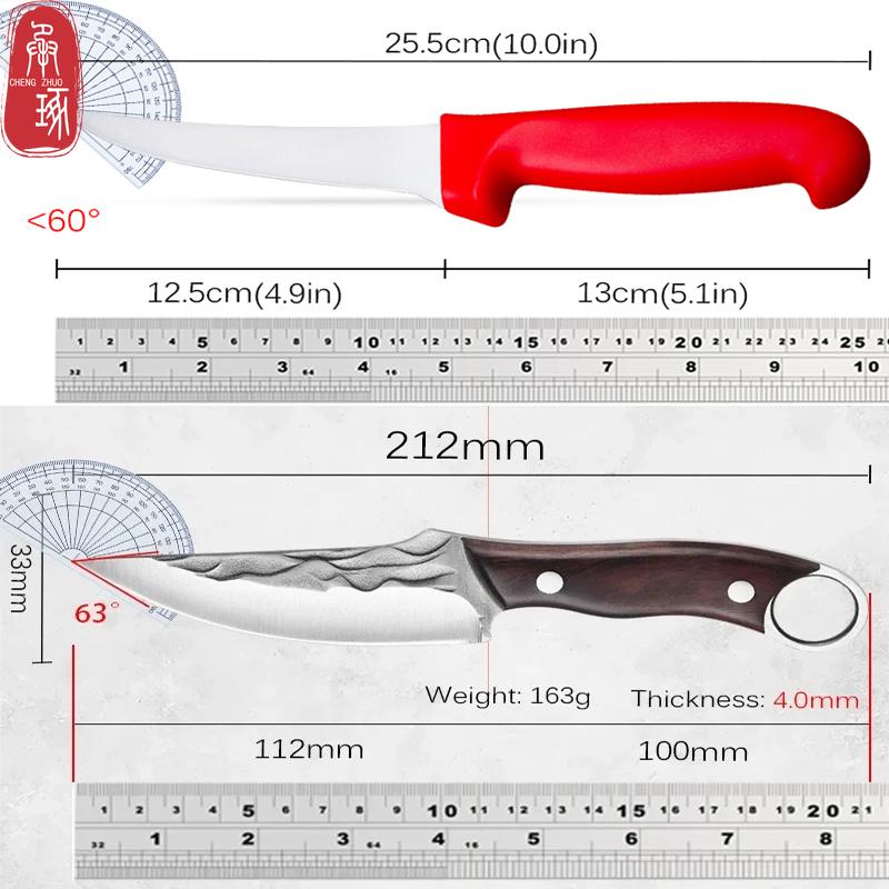 Professional Boning Knife Stainless Steel Kitchen Chef Knife Meat Cleaver Forged Knife Multi Fish Knife Kitchen Accessories