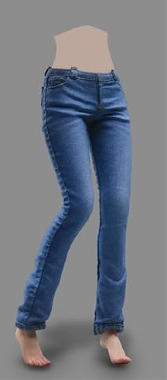 

[TOYBARJAPAN] 16 Scale Figure Body Compatible with TBLeague and other body types: VSTOYS 24XG109 Beautiful Woman Realistic Style Jeans (Body, head,