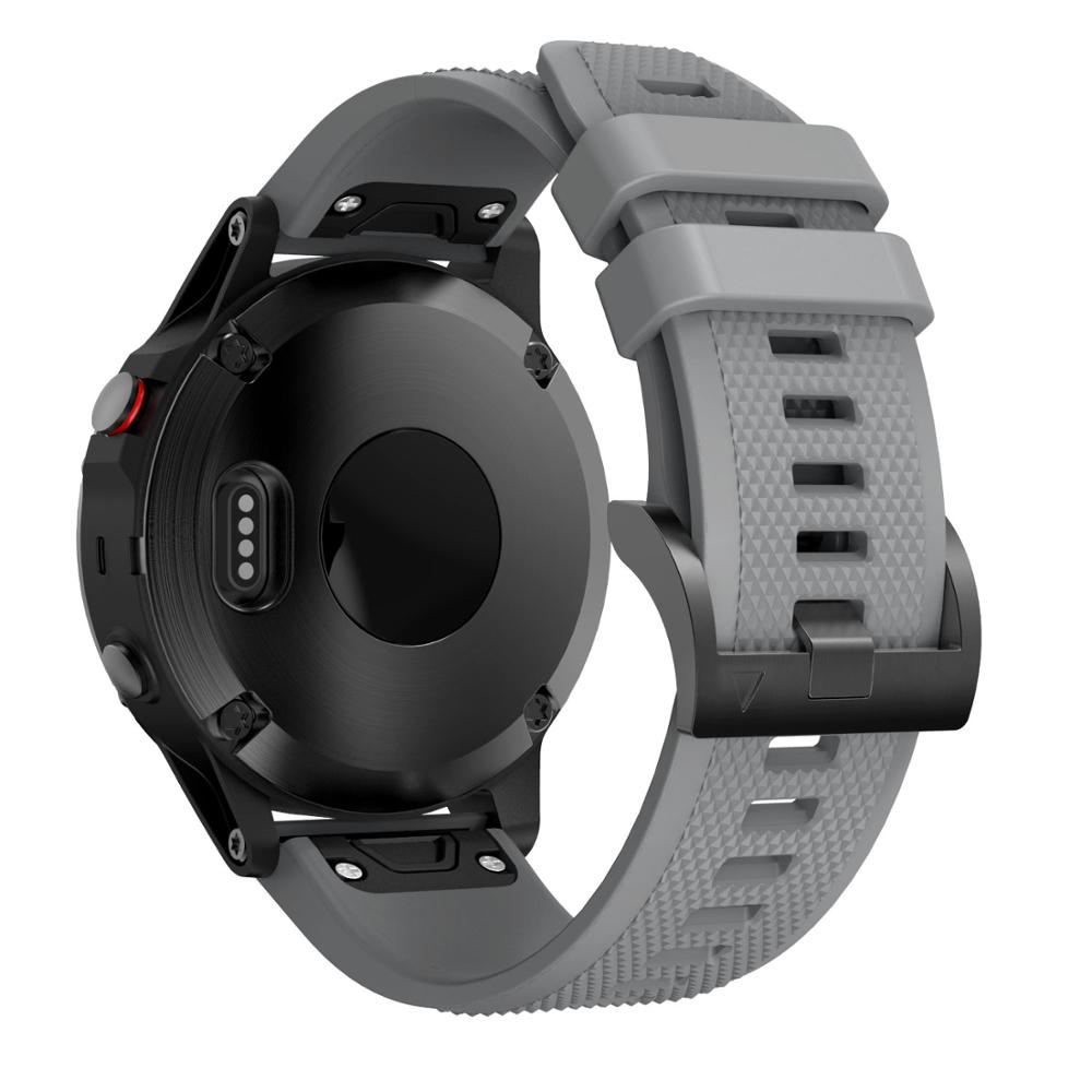 22MM fashion style Strap For Garmin Fenix 5 Watch Silicone Wrist Band For Garmin Fenix 5 Plus Strap For Garmin Fenix 6 Watchband