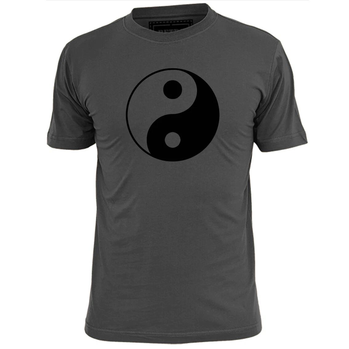 Mens Yin Yang Symbol T shirt Chinese Philosophy Dualism XL
