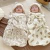 Geburtszimmer Schmetterlingsumarmung Decke Neugeborenes Doudou Baumwolle Beruhigungstasche Decke Frühling und Herbst Verdickte Baumwoll-Wickeltasche Neugeborenes
