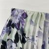 TO BE CHIC Light Green 2019 Floral Pleated Skirt Skirt 40 Light greenUsed