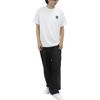Stone Island Garment Dyed Logo T-Shirt White Men Tops 791524113-A0001
