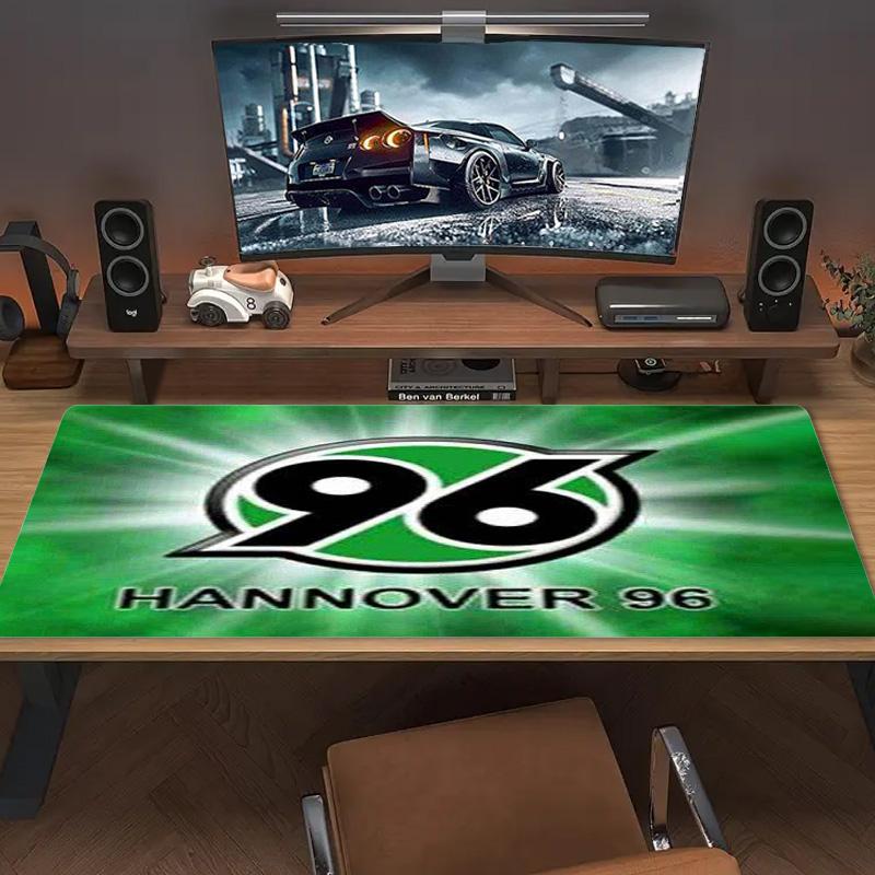 Hannover 96 Logo Color Mouse Pad Large Gaming Table Cushion Non-slip Laptop Tablet Big Mousepad XXL Mat Mini PC Playmat With Lock edge