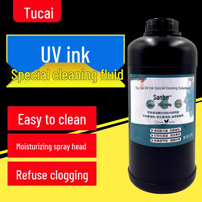 Umweltfreundliche UV-Tinte Reinigungsflüssigkeit für Seiko, Konica, Ricoh - Reinigt & Befeuchtet
