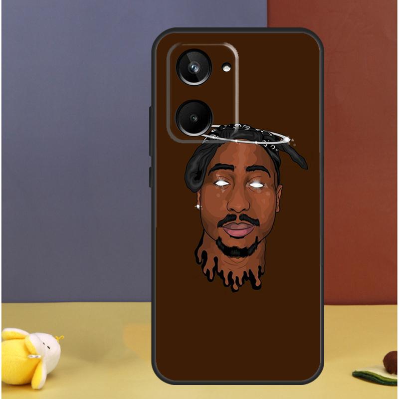 Rapper 2pac Singer Tupac For Realme 15 10 11 12 13 14 Pro Plus C65 C67 C63 C61 C55 C51 C53 C35 C75 GT6 GT7 Pro Case