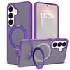 2026 Suitable for Samsung S26ultra Mobile Phone Case Magnetic Suction 25 + 2-in-1 Anti-drop S26plus Bracket Protective Case