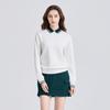 CHALLENGER Women'S Soft Touch Collared Long Sleeve T-Shirt White