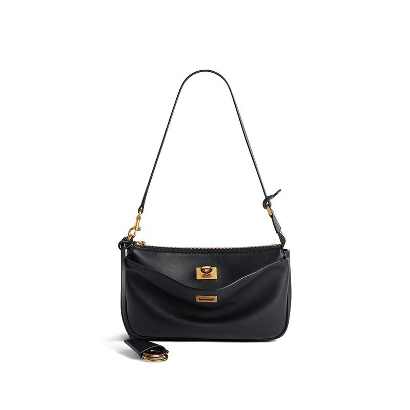 Crossbody bag fashion vegetable tanned leather rodeo women's bag high sense versatile underarm bag women's new shoulder bag