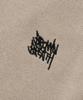 Brown Bless Tag Sweat Pants - Beige