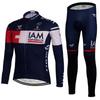 Long Sleeve Cycling Jersey Set Quick Dry Breathable Bike Shirt Men Women Kids Season