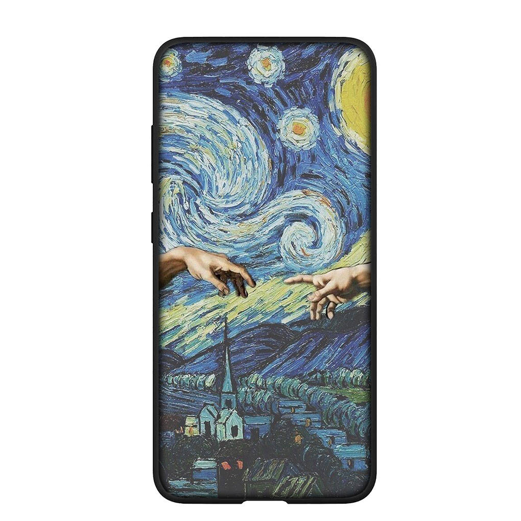 Phone Case for Samsung Galaxy S24 S23 iPhone 15 14 Xiaomi Redmi Note 13 12 11 8 10 9 Pro Max X XR OPPO Huawei Sunflower Van Gogh Starry Night Cover