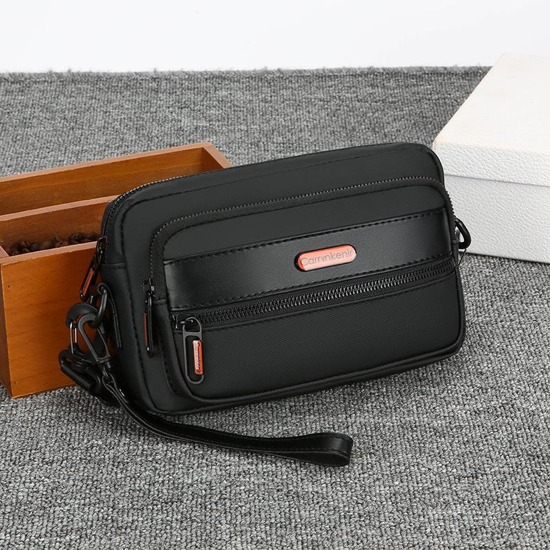 Men's Crossbody Multi-pocket Clutch Bag - High-end, Wear-resistant Business Handbag