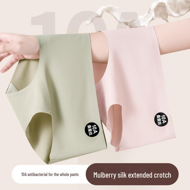 10A Antibacterial Mulberry Silk Seamless Women's Yoga Fitness Summer Shorts