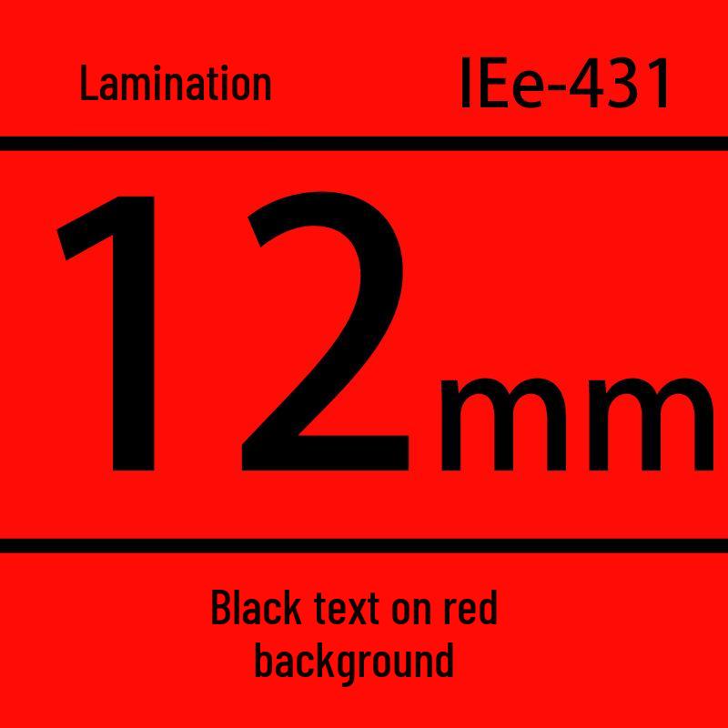 iBest DYMO DM1 Compatible 12mm Waterproof Scratch-Resistant Label Tape 45010 Series