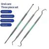 6pcs/set Stainless Steel Dental Oral Tool Set Teeth Cleaning Tools