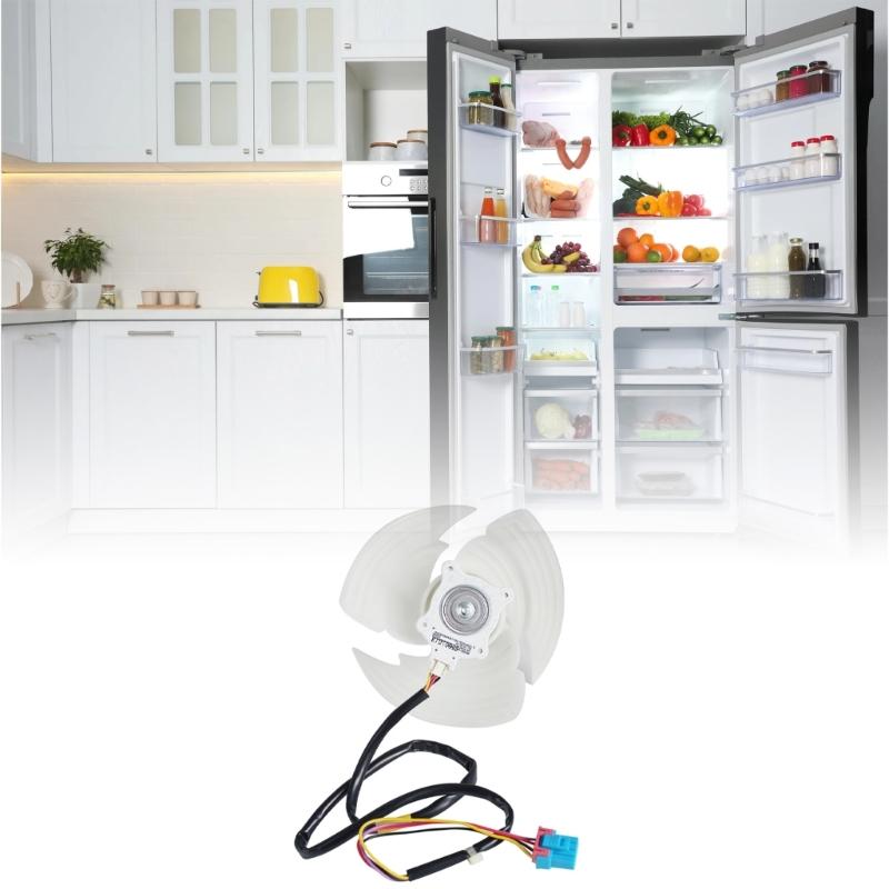 Heavy Duty 12V 1A 4Pin Condenser Fan Motor Replacement Part For EAU62863101 EAU63103302 AP6235485 4509126 Refrigerator
