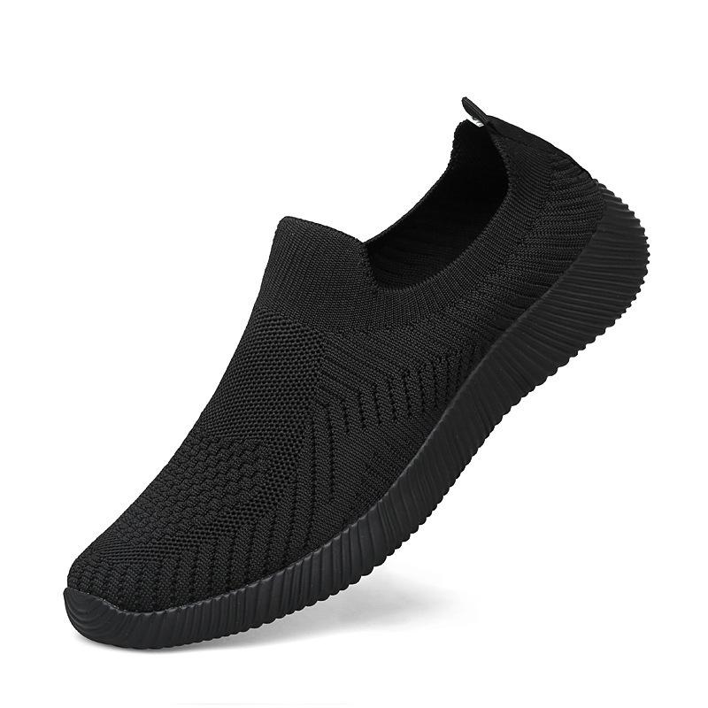 Non-slip and Wear-resistant Sports and Leisure Shoes, Breathable and Comfortable In Spring and Autumn, Lightweight, One-pedal Lazy Mesh Walking