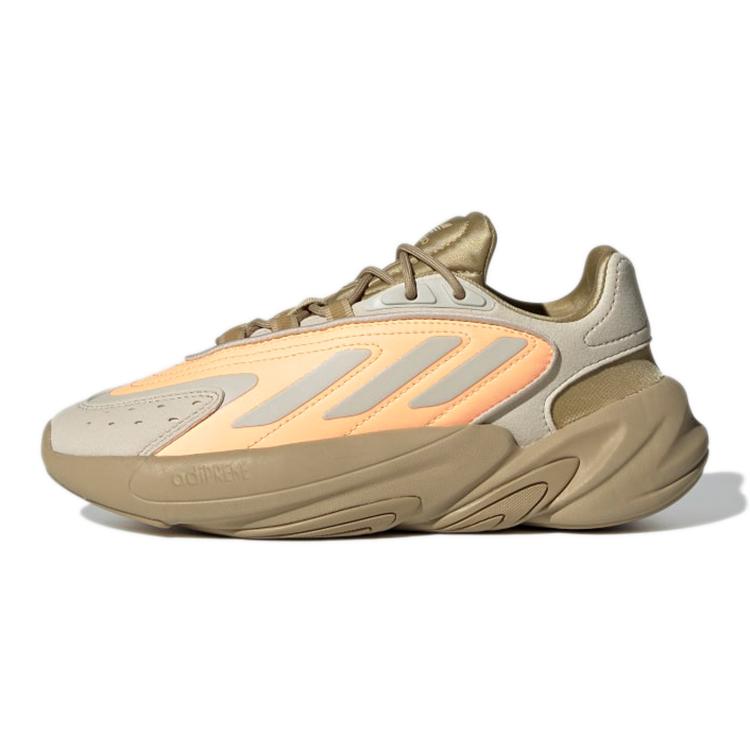 

Adidas Originals Ozelia J Slip Resistant, Abrasion Resistant, Breathable Low top Running Shoes Brown Orange Teenagers H04738 38