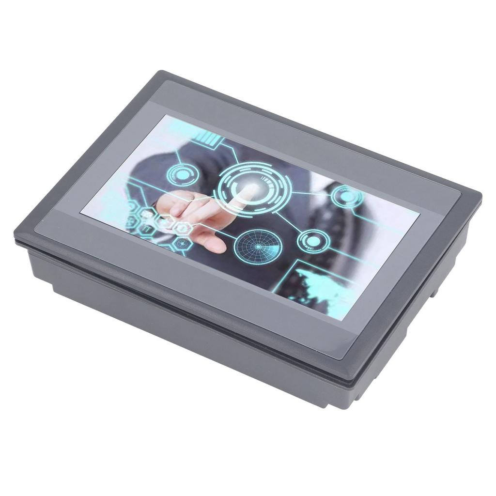 HMI Touch Screen 7in TFT LCD Display PLC Control Screen 12 in 8 Out DC 24V 5A Relay Output for