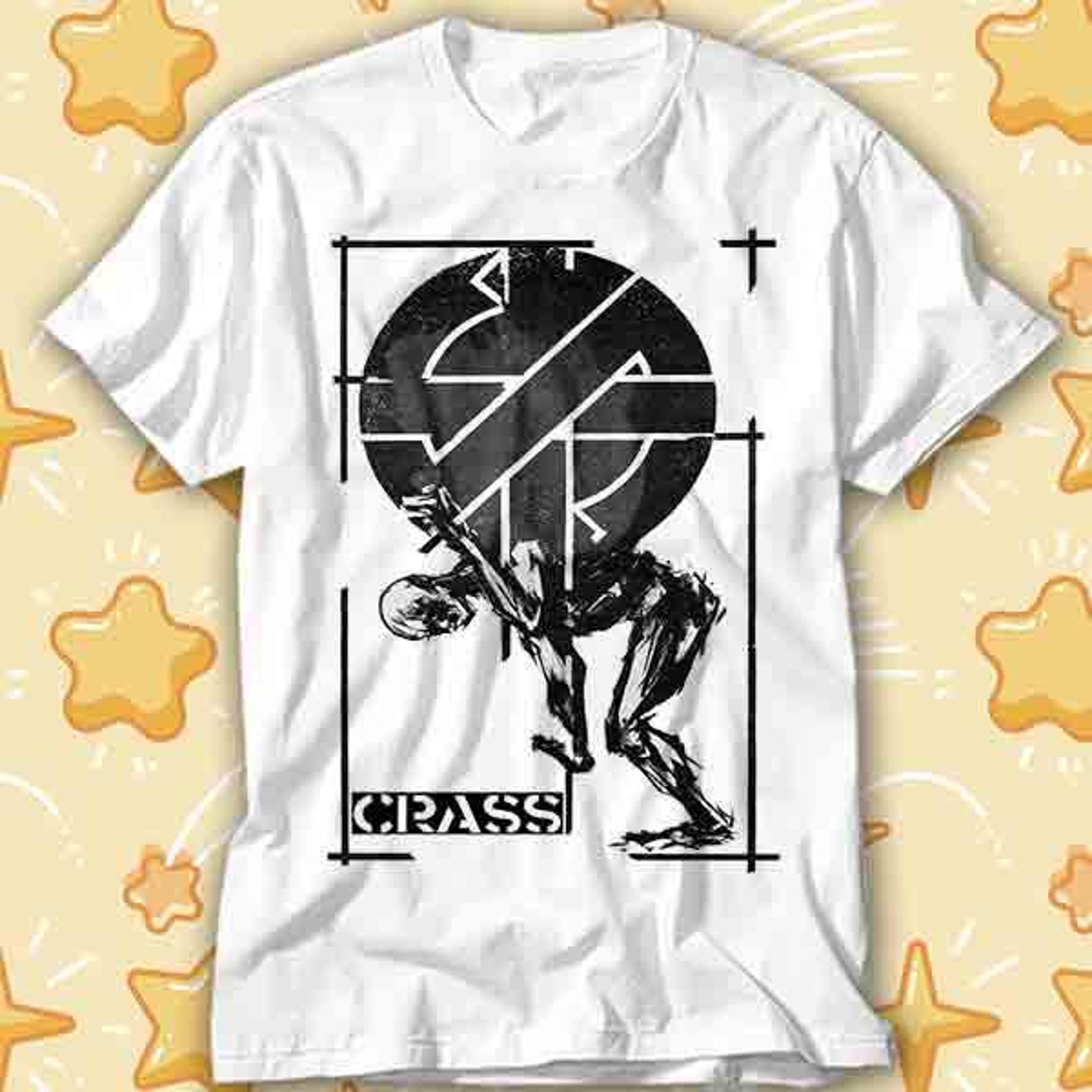 Crass Punk Anarchy British Street Graffiti T-Shirt 458 2XL