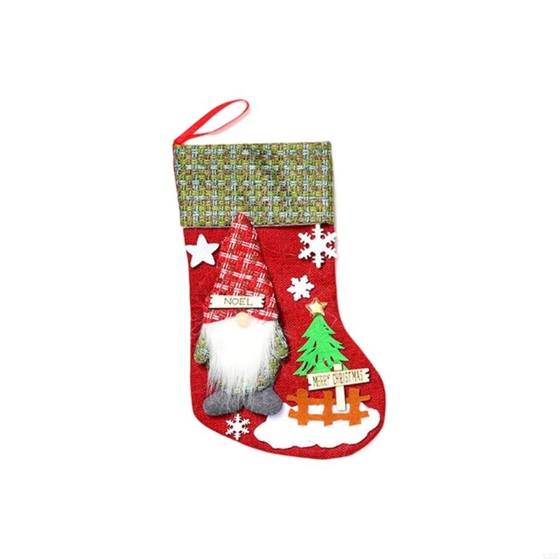 

Lovely Christmas Hanging Socks Christmas Stockings for Christmas Decorations X3UC красный
