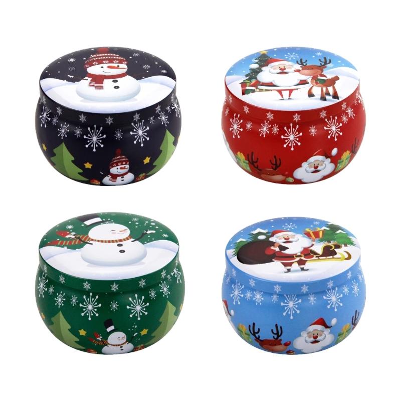 Holiday Scented Candle Long Burning 8 Hour Christmas Decoration Gift In Gift Box Natural Aromatherapies Candle