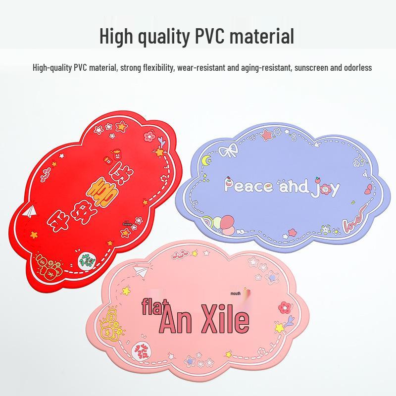 Car Center Console Non-Slip Cartoon Ornament Pad for Mobile Phones