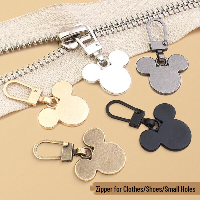 Versatile Metal Zipper Head & Pull Tab Sets