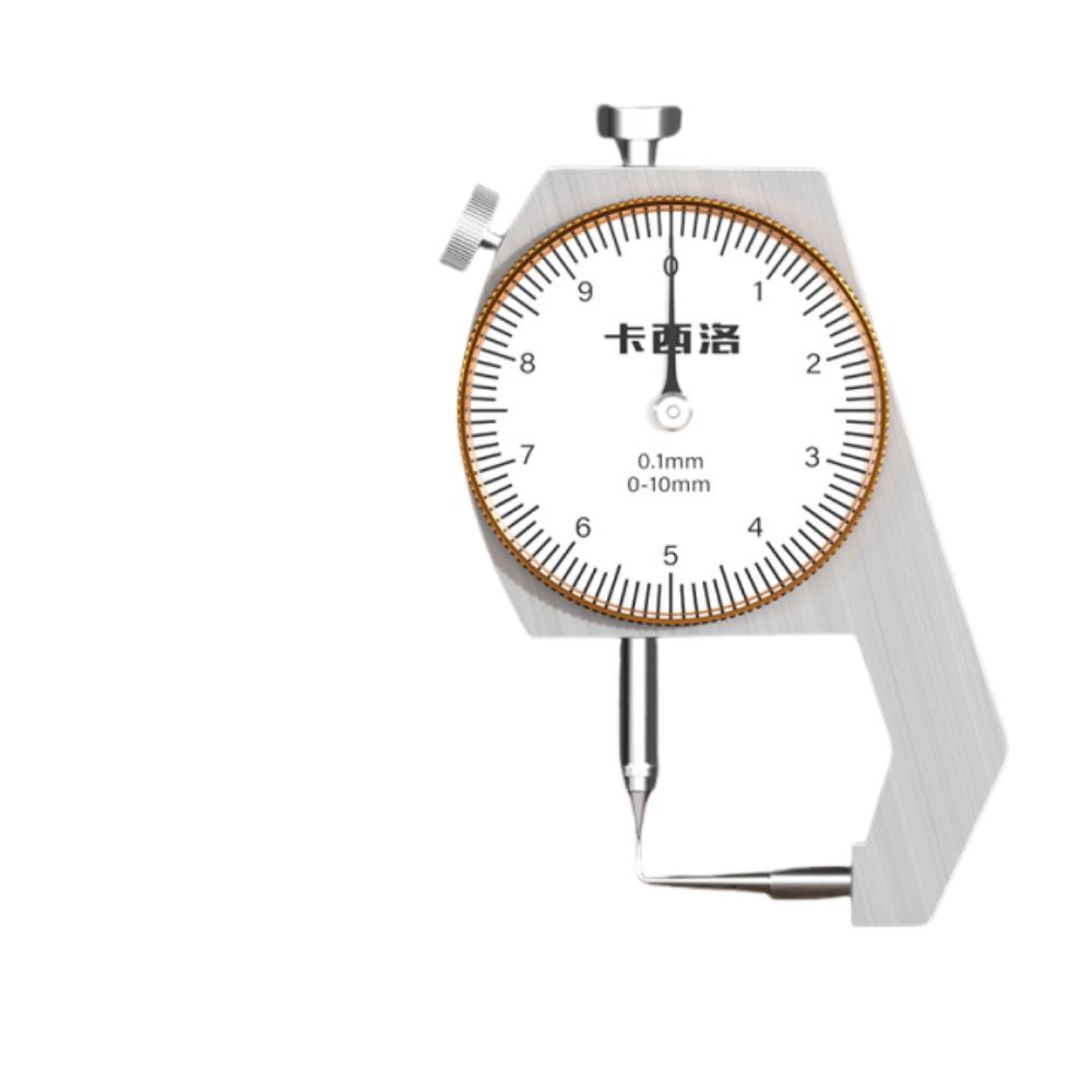 0-20mm/0.1mm Thickness Tester Pointed/Flat Head Dial Caliper Measuring Tool  Metal Sheet