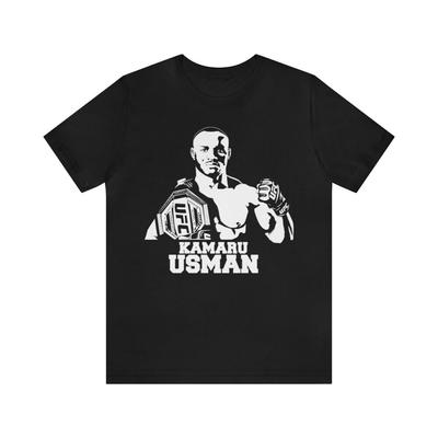 Maglietta Kamaru Usman Mma Ufc Fighter Maglietta Arti Marziali Maglietta Ufc Unisex T-Shirt