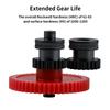 Extruder Gear Compatible with ELEGOO Neptune 4  Pro Plus Max Hardened Steel Dual Gear Kit One Shaft Design Precision