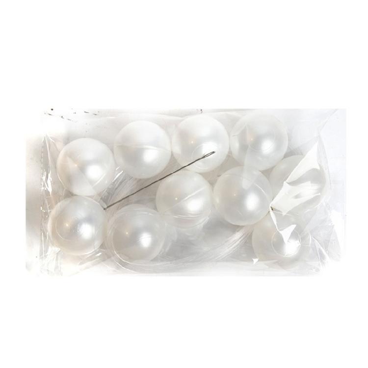 10Pcs/Pack Portable Faux Pearls Pendants Flexible Pearls Accessories Designed For Decorative Wall And Table Displays