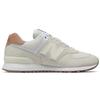 NB 574 Cushioning Support Coverage Cushioning Support Coverage Low Top Marathon Running Shoes Unisex White ML574TYD