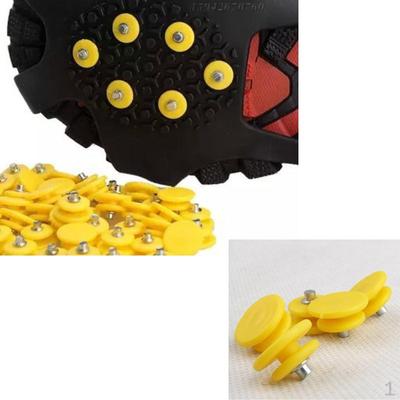 20x Ice Climbing Crampons Safety Anti Slip Shoes Spikes Grips Cleats, Fishing, Hunting, Walking,