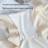 Plus Size Lady Summer Lace Antibacterial Extended Crotch Without Scratch High Waist Belly Ice Silk Triangle Briefs
