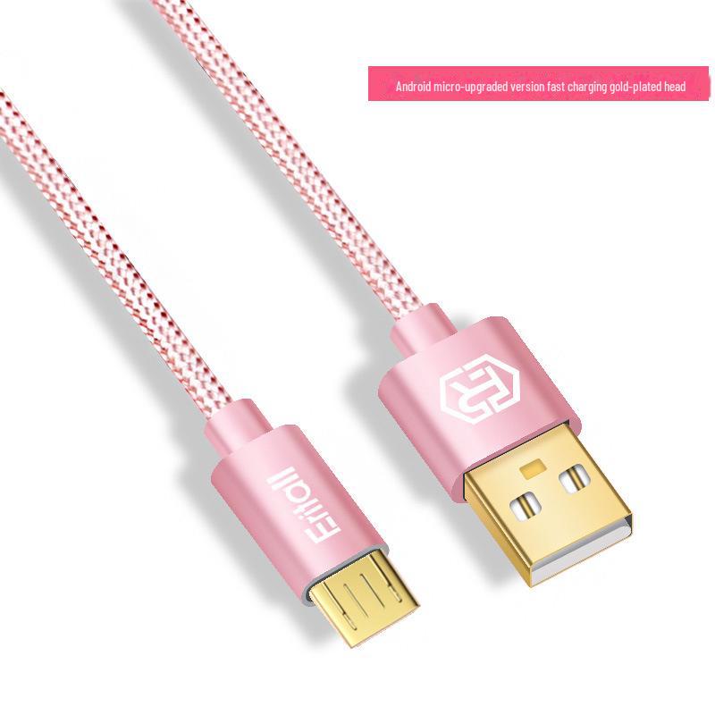 Apple, iPhone & Android Type-C Nylon Braided Charging Cable 2A