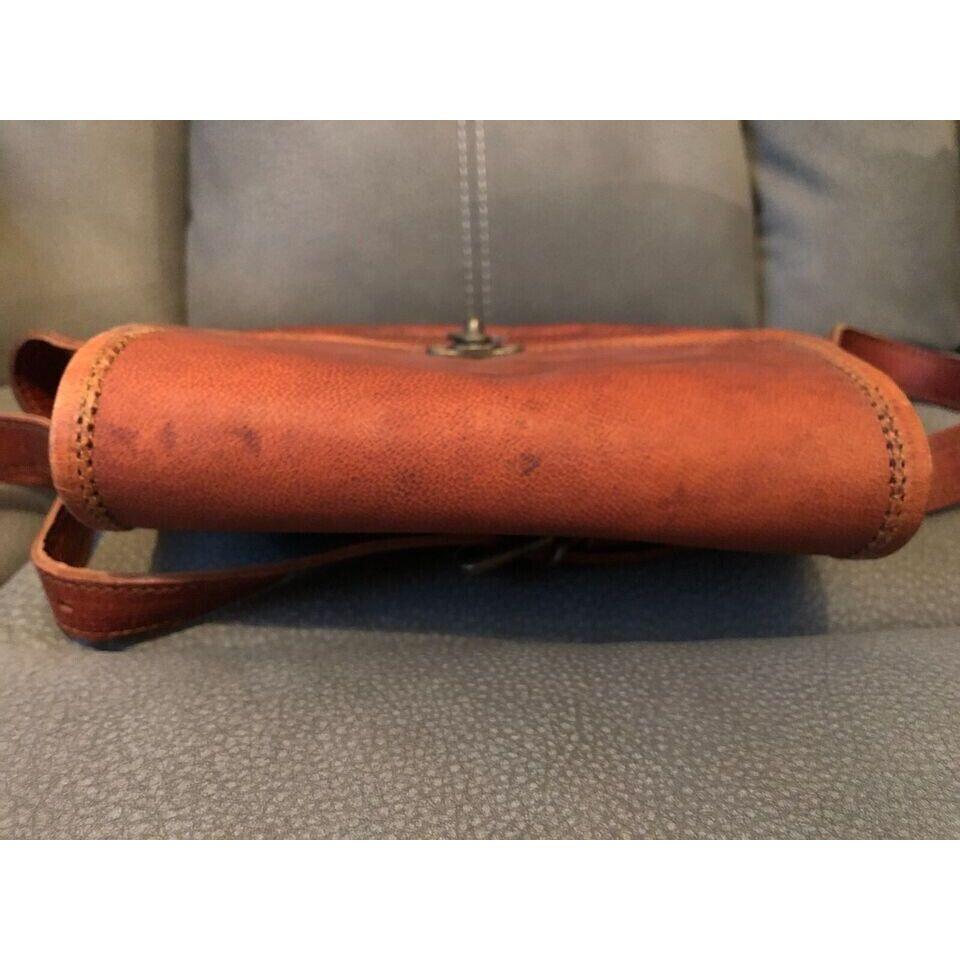 Goat Leather Women Purse Handmade Shoulder Handbag Crossbody Brown Bag