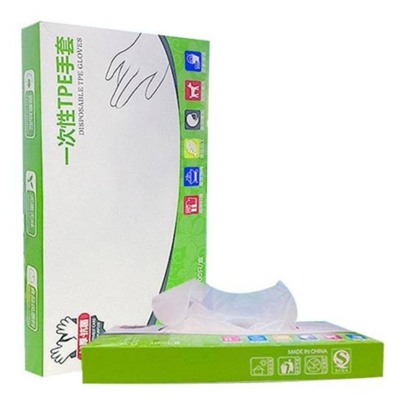 100Pce/Bag Universal Disposable Gloves Waterproof Daily Use Food Handling Plastic