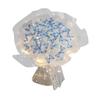Artificial Butterfly Bouquet Material Kit DIY Handmade Butterfly Flower Bouquets With LED Light Wedding Decor Girlfriend Gifts