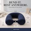 Cross-Border Memory Foam U-Shaped Travel Neck Pillow - Bendable & Slow Rebound for Neck Support