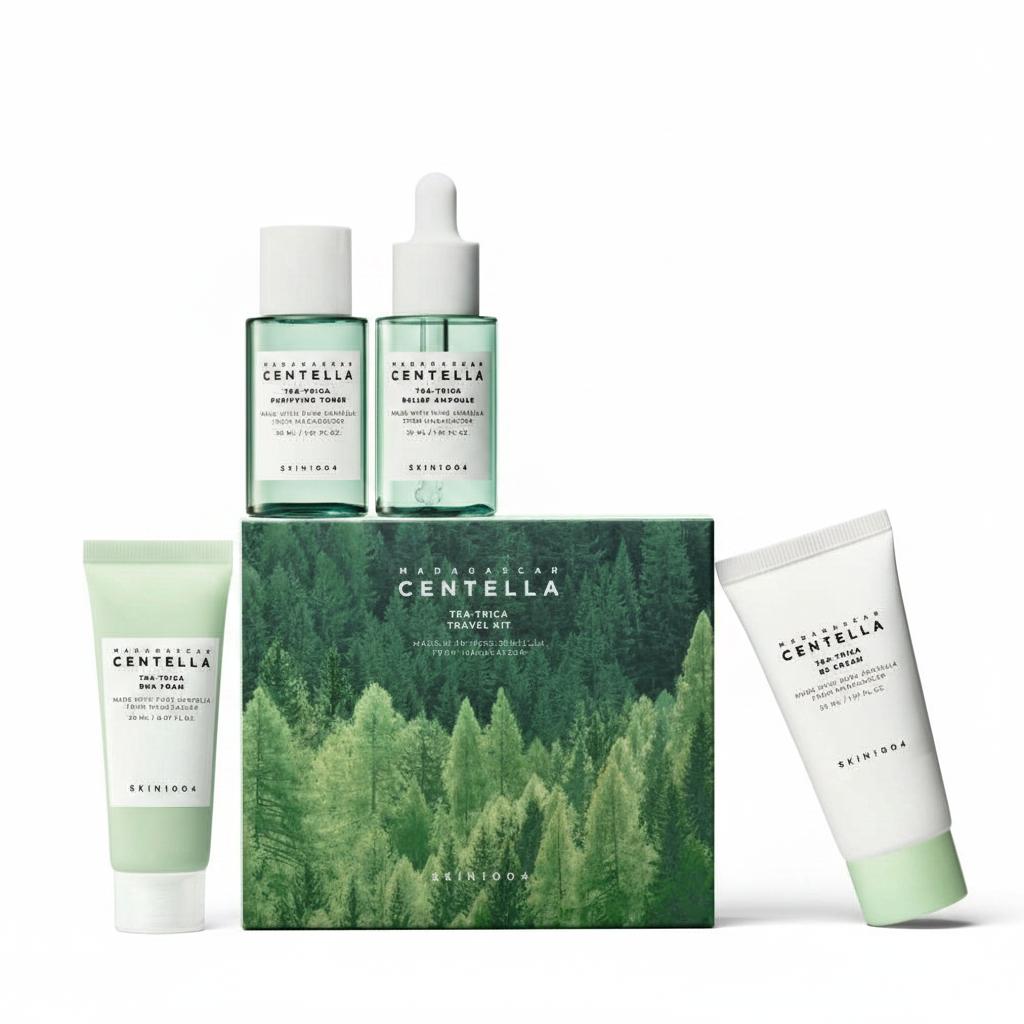 SKIN1004 Madagascar Centella Tea-Trica Travel Kit 4-Step Trouble Care Set